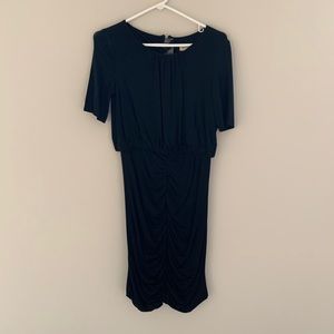 Burberry Black Ruched Cocktail dress size small